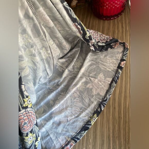 LOFT  Womens Floral Sleeveless Jersey Knit Stretch Multicolor Dress Sz Small - Picture 7 of 10